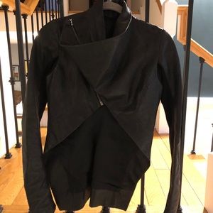 Rick Owens leather jacket